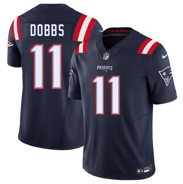 Joshua Dobbs New England Patriots navy jersey