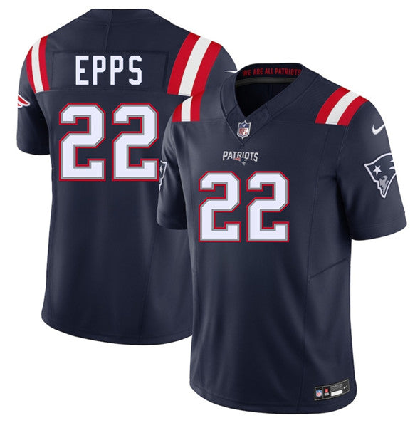 Marcus Epps New England Patriots navy jersey