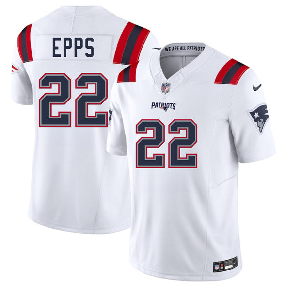 Marcus Epps New England Patriots white jersey
