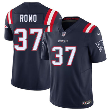 Parker Romo New England Patriots navy FUSE jersey