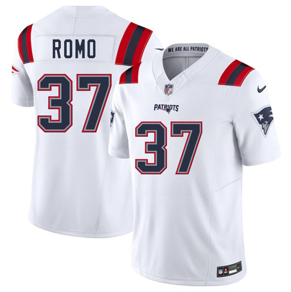 Parker Romo New England Patriots white jersey