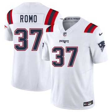 Parker Romo New England Patriots white jersey