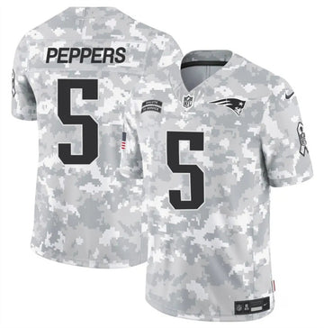 Jabrill Peppers New England Patriots camo Salute To Service jersey
