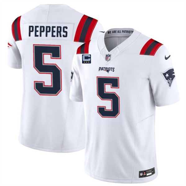 Jabrill Peppers New England Patriots white jersey
