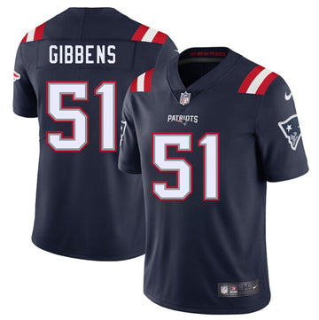 Jack Gibbens New England Patriots navy jersey