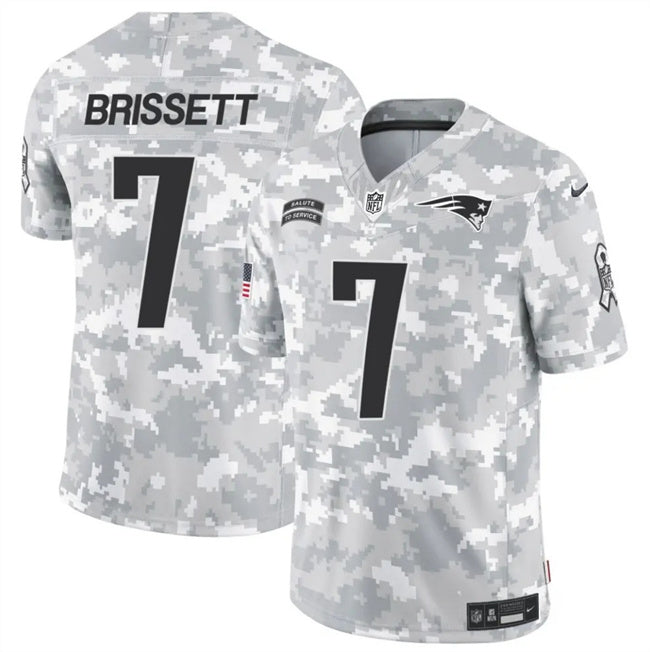 Jacoby Brissett New England Patriots camo Salute To Service jersey