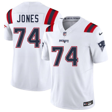 Caleb Jones New England Patriots white jersey