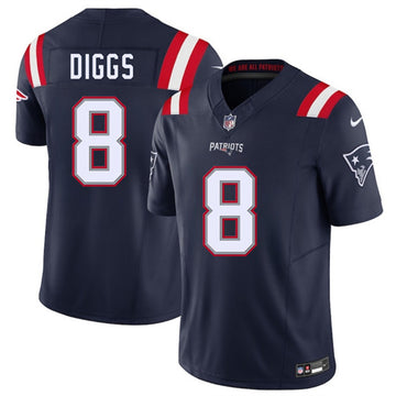 Stefon Diggs New England Patriots navy FUSE jersey
