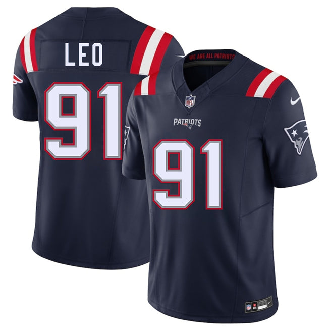 Titus Leo New England Patriots navy FUSE jersey