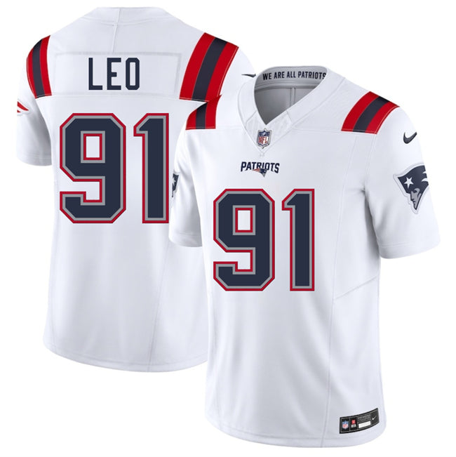 Titus Leo New England Patriots white FUSE jersey