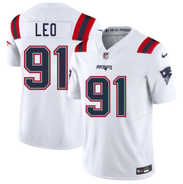 Titus Leo New England Patriots white FUSE jersey