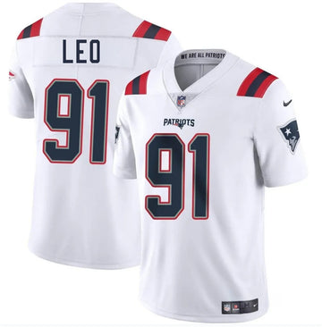 Titus Leo New England Patriots white jersey