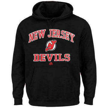 Majestic Heart New Jersey Devils black jersey