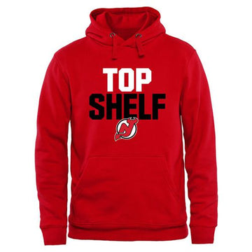 Top Shelf Pullover Hoodie New Jersey Devils scarlet jersey