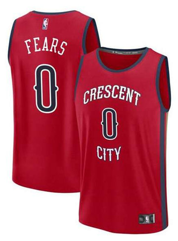 Jeremiah Fears New Orleans Pelicans red jersey