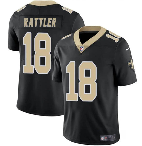 Spencer Rattler New Orleans Saints black jersey