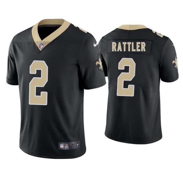 Spencer Rattler New Orleans Saints black jersey