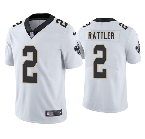 Spencer Rattler New Orleans Saints white jersey