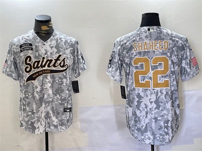 Rashid Shaheed New Orleans Saints camo Salute To Service jersey