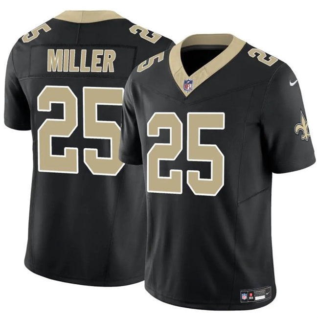 Kendre Miller New Orleans Saints black jersey