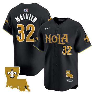 Tyrann Mathieu New Orleans Saints black jersey