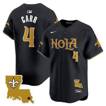 Derek Carr New Orleans Saints black jersey