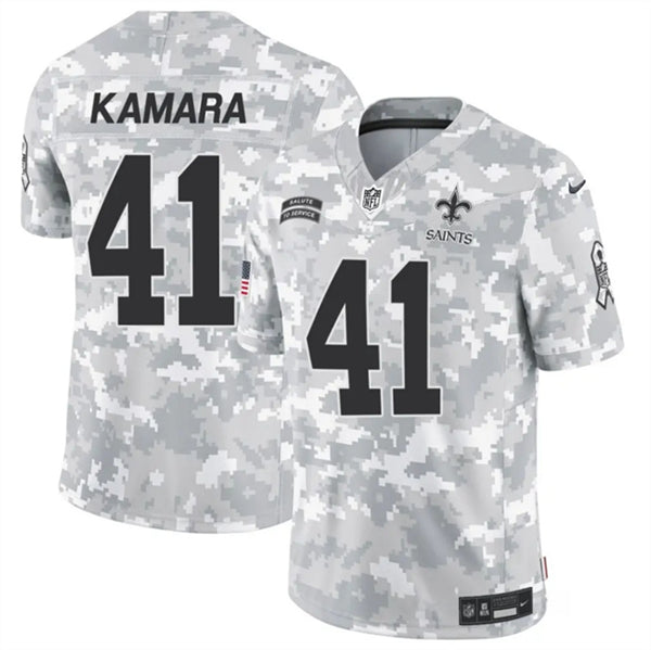 Alvin Kamara New Orleans Saints camo Salute To Service jersey