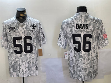 Demario Davis New Orleans Saints camo Salute To Service jersey