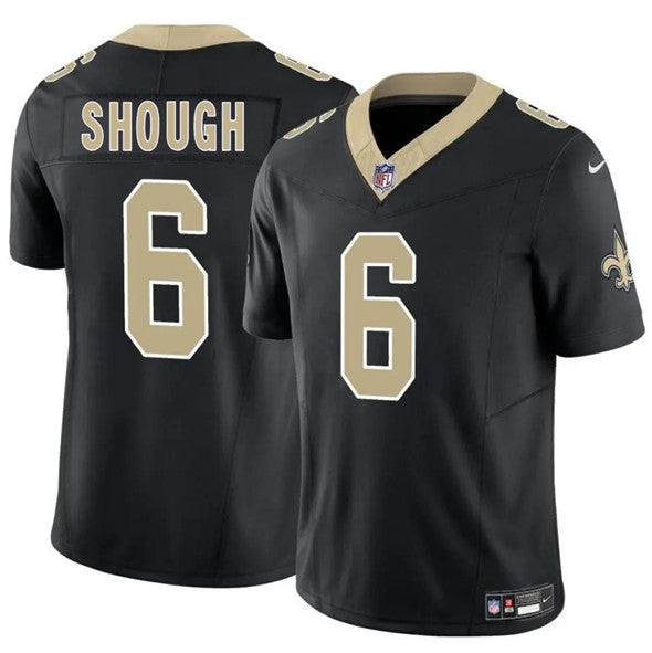 Tyler Shough New Orleans Saints black jersey