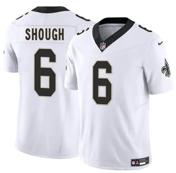 Tyler Shough New Orleans Saints white jersey