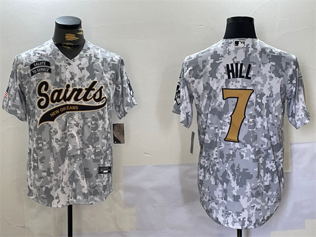 Taysom Hill New Orleans Saints camo Salute To Service jersey