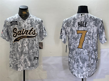 Taysom Hill New Orleans Saints camo Salute To Service jersey