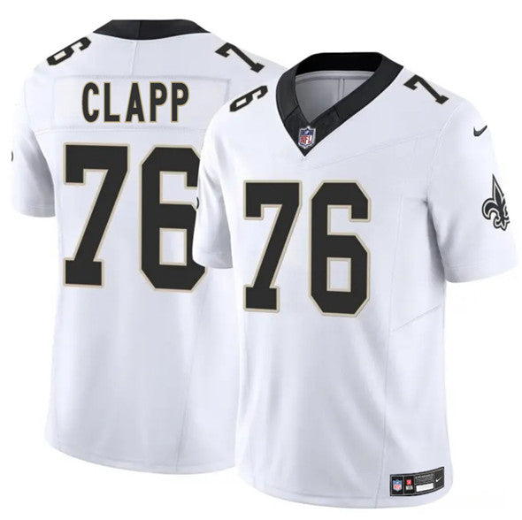 Will Clapp New Orleans Saints white jersey