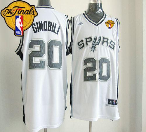 New Revolution San Antonio Spurs white jersey