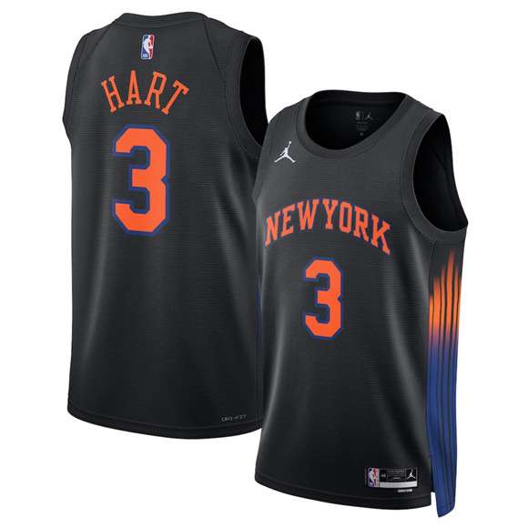 Josh Hart New York Knicks black jersey