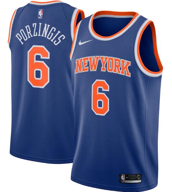 New York Knicks blue jersey