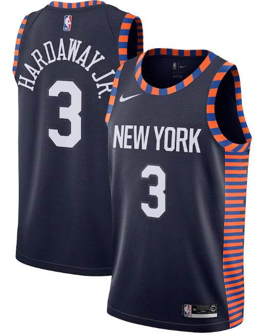 New York Knicks navy City Edition jersey