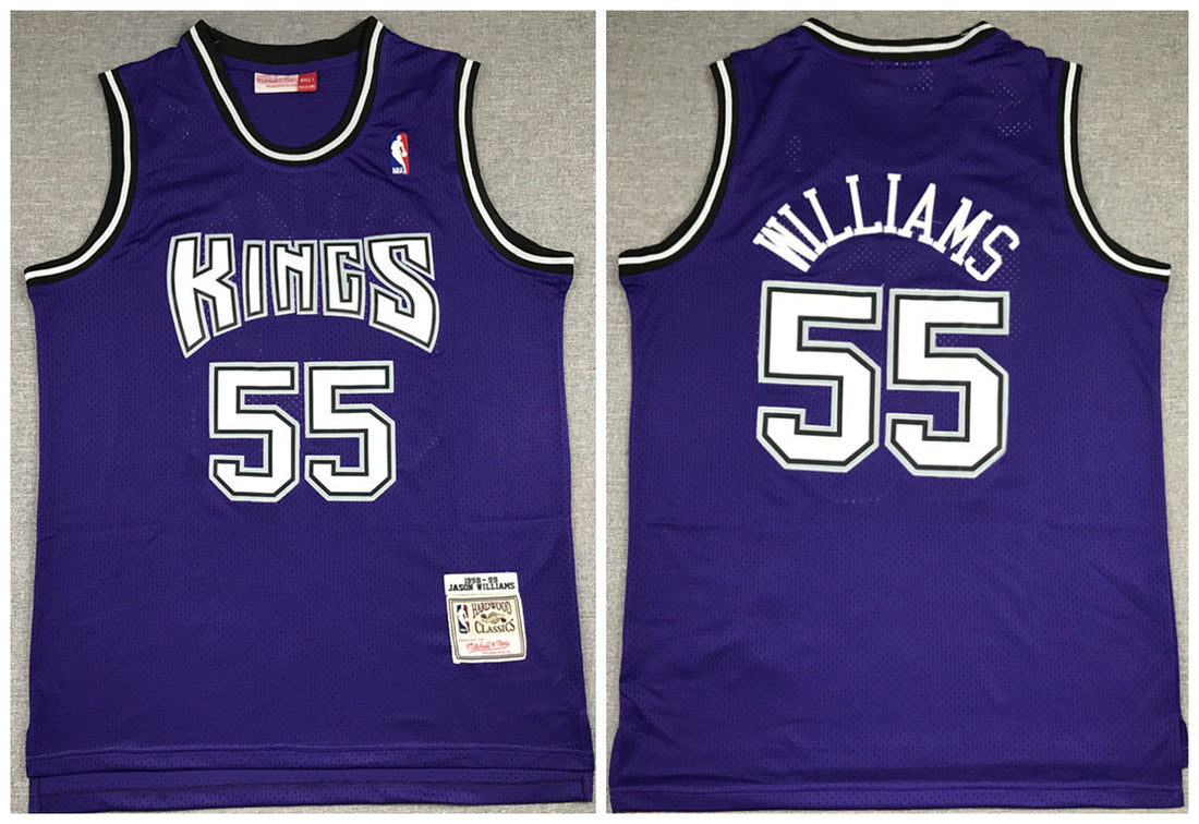 New York Knicks purple Throwback jersey