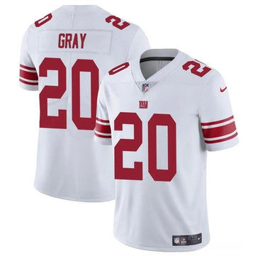 Eric Gray New York Giants white jersey