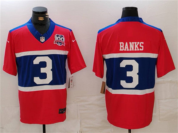 Deonte Banks Century New York Giants red jersey