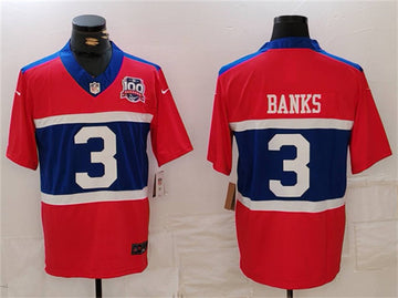Deonte Banks Century New York Giants red jersey