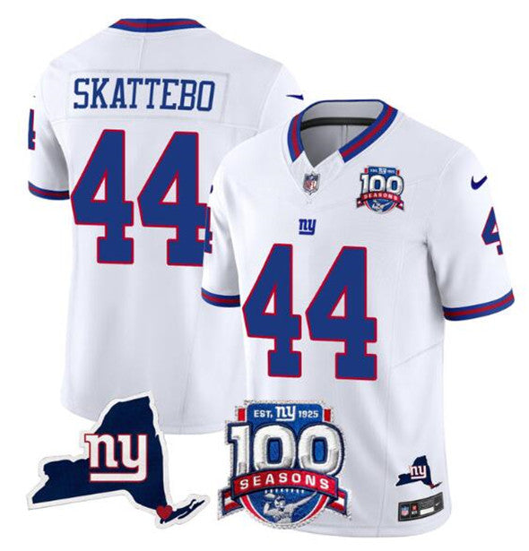 Cam Skattebo New York Giants white jersey