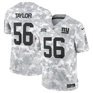 Lawrence Taylor Arctic New York Giants camo Salute To Service jersey