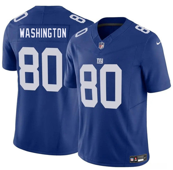 Montrell Washington New York Giants blue jersey