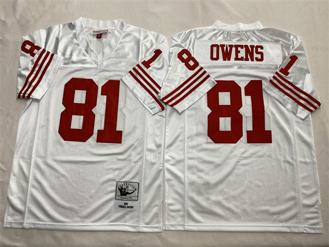 Terrell Owens New York Giants white Throwback jersey