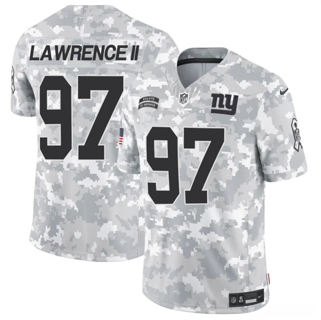Dexter Lawrence II New York Giants camo Salute To Service jersey