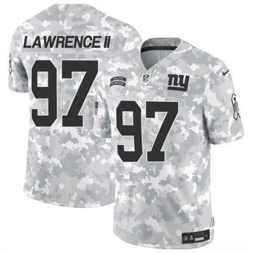 Dexter Lawrence II New York Giants camo Salute To Service jersey