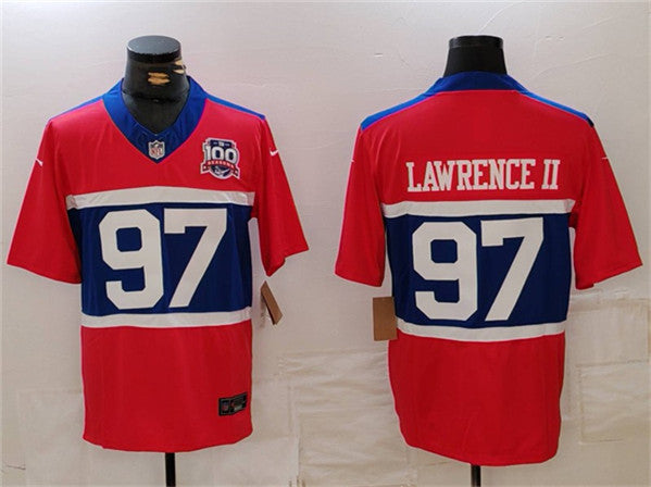 Dexter Lawrence II Century New York Giants red jersey