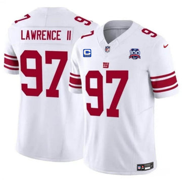 Dexter Lawrence II New York Giants white jersey