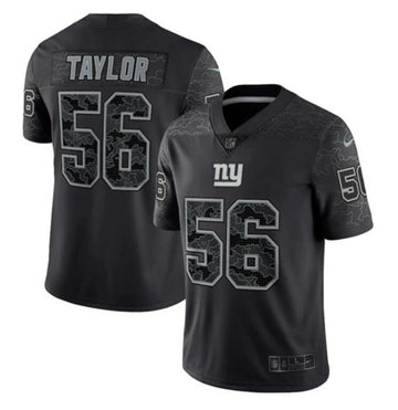 Custom New York Giants black jersey